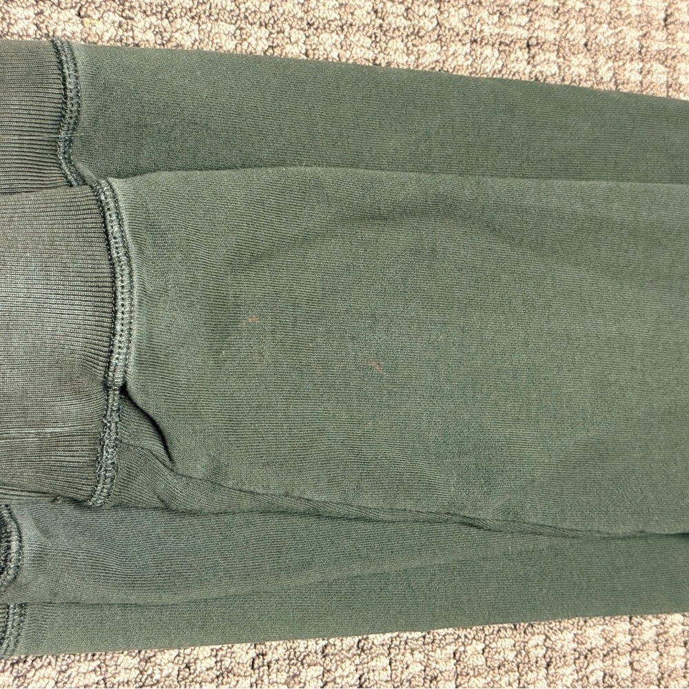 Superdry Men's Olive Crewneck Sweatshirt with Patches Sz L - Picture 9 of 9